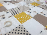 Atelier MiaMia adventure blanket CVI blanket "New Elements", bears blue 
