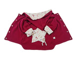 Kaputzenjacke Baby Kind Größe 50-140 Designer Jacke Limitiert !! bordeaux Blumen  von Atelier MiaMia