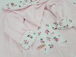 Kaputzenjacke Baby Kind Größe 50-140 Designer Jacke Limitiert !! Rosen/rosa von Atelier MiaMia