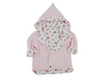 Kaputzenjacke Baby Kind Größe 50-140 Designer Jacke Limitiert !! Rosen/rosa von Atelier MiaMia