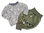 Atelier MiaMia - Maglione con cappuccio Ghiande Baby Bambino da 44-122 a maniche corte o lunghe Designer Limited !!