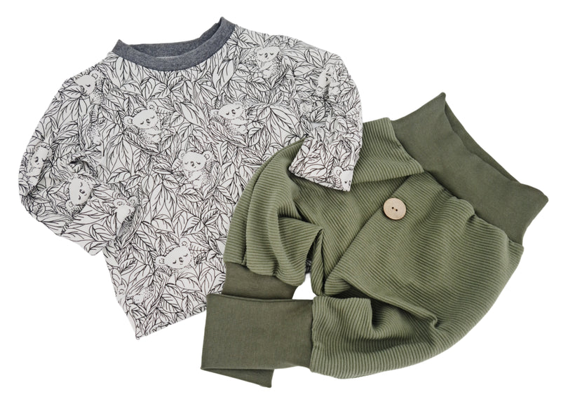 Atelier MiaMia - Maglione con cappuccio Ghiande Baby Bambino da 44-122 a maniche corte o lunghe Designer Limited !!