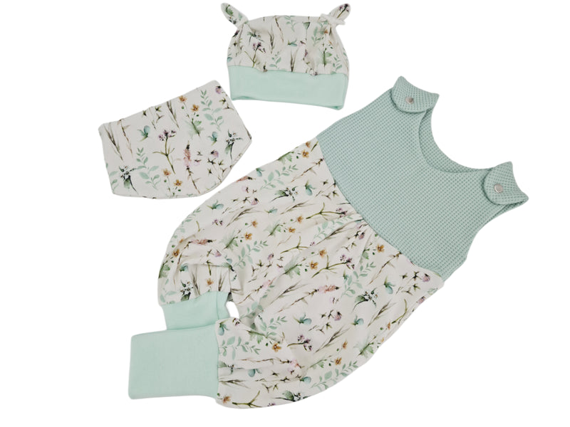 Atelier MiaMia tutina corta e lunga disponibile anche come baby set ghianda