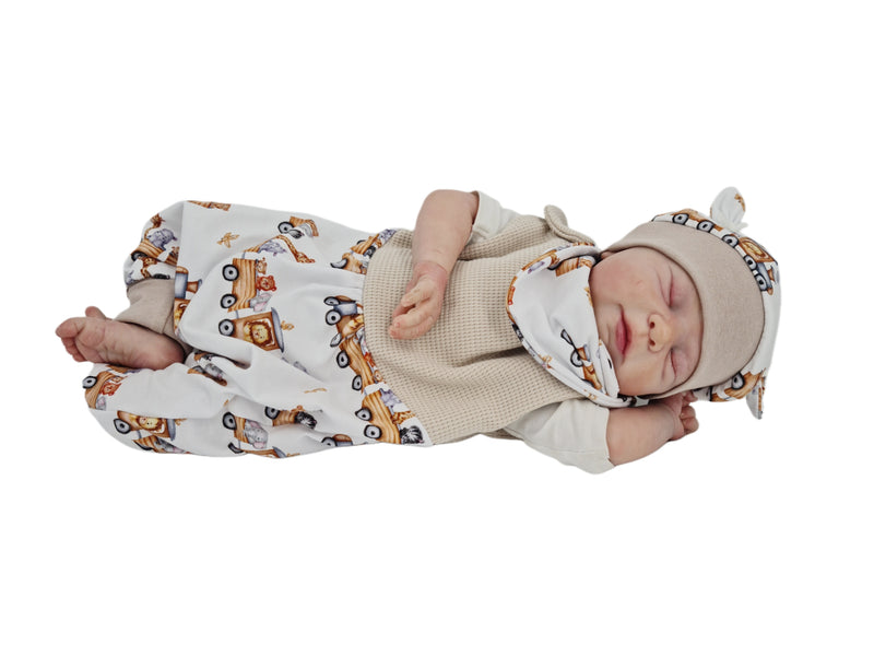 Atelier MiaMia tutina corta e lunga disponibile anche come baby set ghianda