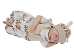Atelier MiaMia tutina corta e lunga disponibile anche come baby set ghianda