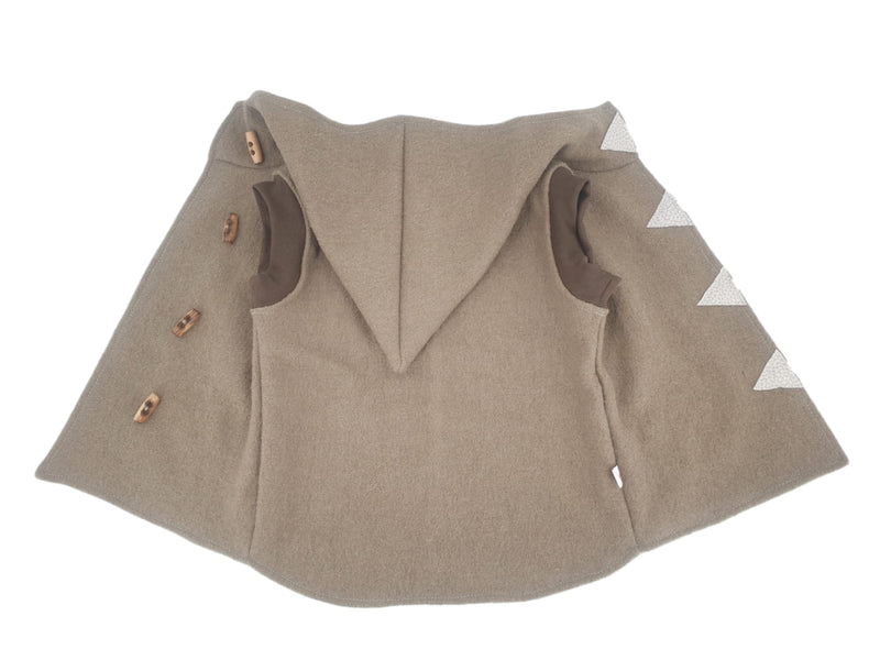 Walk - Kaputzenweste Baby Kind Größe 56-140 Jacke Limitiert !! Walk -Weste beige von Atelier MiaMia