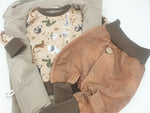 Atelier MiaMia - Maglione con cappuccio Ghiande Baby Bambino da 44-122 a maniche corte o lunghe Designer Limited !!