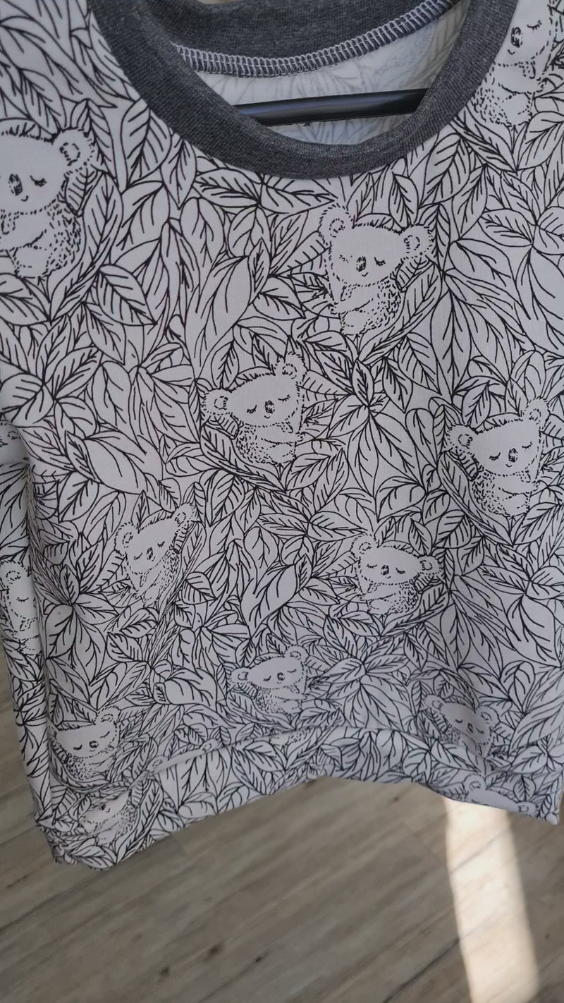 Atelier MiaMia - Maglione con cappuccio Ghiande Baby Bambino da 44-122 a maniche corte o lunghe Designer Limited !!