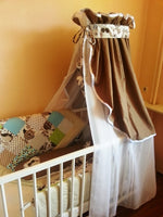 Atelier MiaMia bed canopy 2 colored 3 parts CALA NR 1