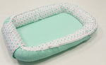 Atelier MiaMia Cocoon, Baby bumper, Cot Limited Edition Mint Polka Dot Pink Mint 10