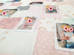 Atelier MiaMia coperta coccolosa come foto coperta stelle arcobaleno grigio chiaro con foto 10