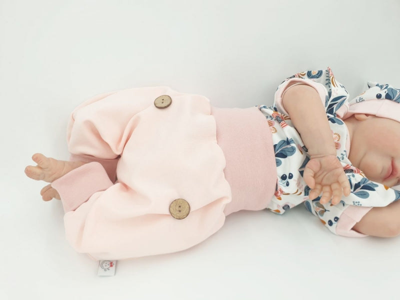 Coole Pumphose oder Babyset Light Rosa 104 von Atelier MiaMia