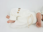 Atelier MiaMia Cool mutandoni o baby set waffle jersey crema 105