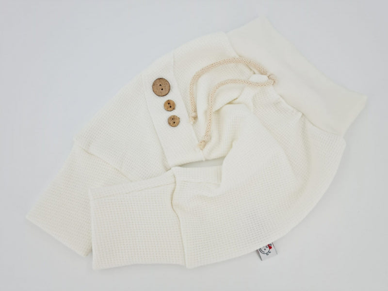 Atelier MiaMia Cool mutandoni o baby set waffle jersey crema 105