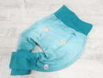 Atelier MiaMia Cool bloomers or baby set Mint gradient 106