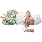 Sommerstrampler kurz auch als Baby Set Waldtiere 123 von Atelier MiaMia