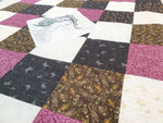 Kuscheldecke als Fotodecke Braun Altrosa Schmetterlinge mit Bildern 13 von Atelier MiaMia