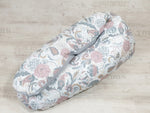 Atelier MiaMia nursing pillow or side sleeper pillow positioning pillow paisley flowers 138