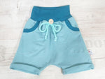 Sweat Hose kurz Buxe Gr. 46-122 Aqua 13 von Atelier MiaMia