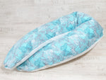 Atelier MiaMia Cuscino per Allattamento o Cuscino per Traversina Laterale Cuscino di Posizionamento Farfalle Azzurro 141
