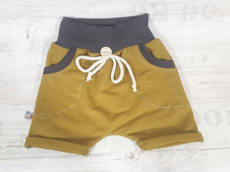 Atelier MiaMia sweat pants short Buxe Gr. 46-122 Mustard 15