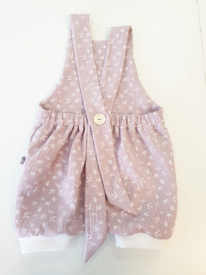 Atelier MiaMia Latzbuxe dusky pink short or long also as a set of size 46-98 dungarees 16