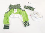 Atelier MiaMia - Popo Bloomers Gr. 46-110 also as a set with hat and scarf cats light green 18