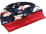 Atelier MiaMia beanie set hat and scarf baby polar bear blue-red No. 194