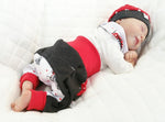 Atelier MiaMia - Popo Bloomers gr. 50-110 anche come set con cappello e sciarpa Bulldog Red 2