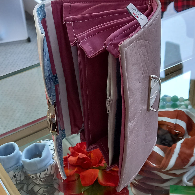 Atelier MiaMia borsa XL con bottoni rosa bambina parte pelle IMMEDIATAMENTE DISPONIBILE