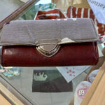 Atelier MiaMia purse XL with buckle faux leather brown elephant AVAILABLE NOW