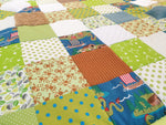 Atelier MiaMia adventure blanket CVI blanket new elements maritime Vikings yellow blue dots, ED203 