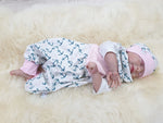 Strampler kurz und lang auch als Baby Set Anker 208 von Atelier MiaMia