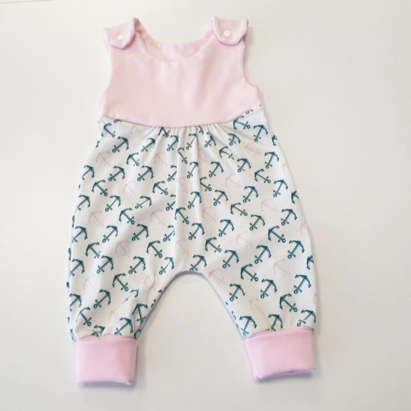 Atelier MiaMia romper short and long also as baby set anchor 208