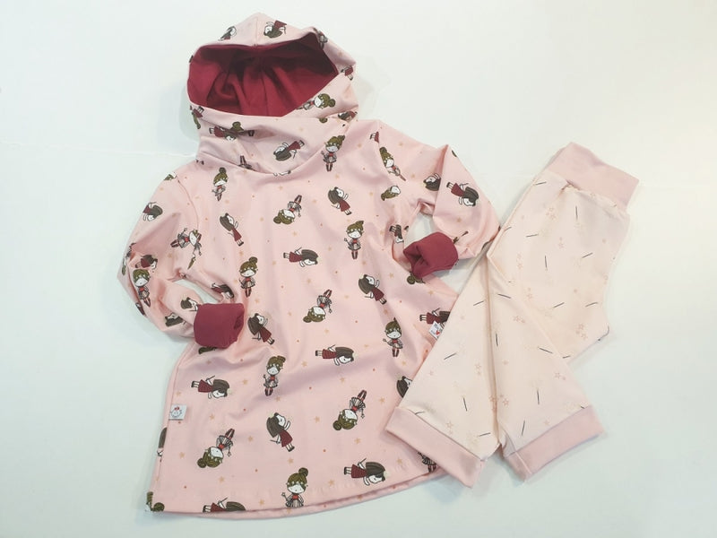 Atelier MiaMia - Hoodie Dress Baby Child Size 56-140 Designer Limited Kleine Fee 22