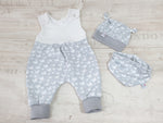Atelier MiaMia romper short and long also as baby set butterflies 238