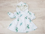 Hoodiekleid Baby Kind Größe 56-140 Designer Limitiert Eukalyptus 23 von Atelier MiaMia