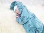 Atelier MiaMia - tutina neonato bambino da 50 a 110 tutina wellness firmata elefante blu pile alpino 26
