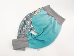 Atelier MiaMia Rocky Pumphose Gr. 46-110 also as a set with hat and scarf stars blue light gray mint 27