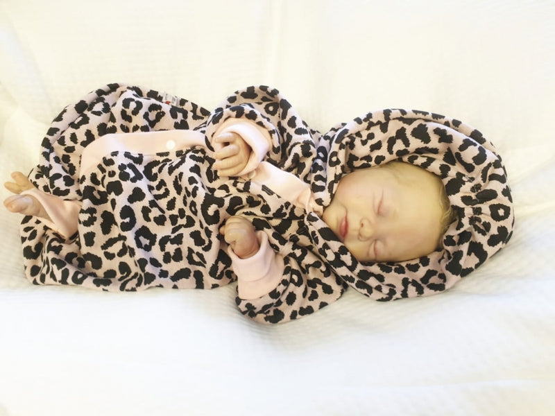 Atelier MiaMia - tutina neonato bambino da 50 a 110 tutina wellness firmata tigre rosa 29