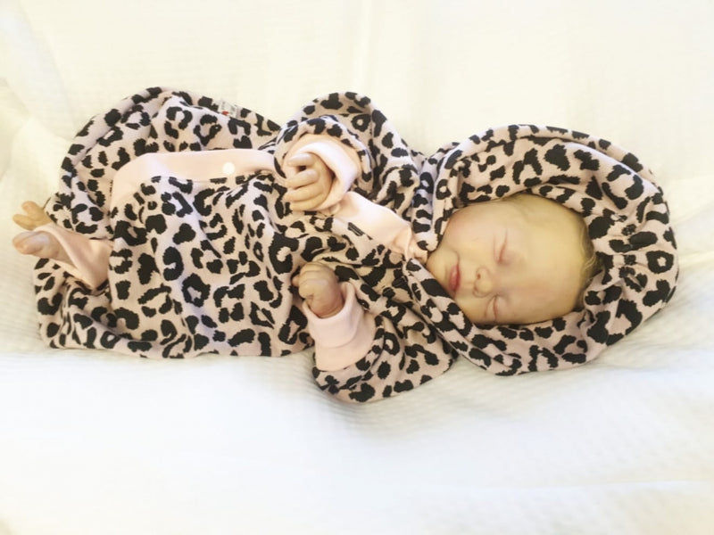 Overall Baby Kind von 50 bis 110 Designer Wellnessoverall Tiger rosa 29 von Atelier MiaMia