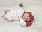 Atelier MiaMia body with short and long sleeves also available as a baby set Rainbow Weiss Terra No. 3