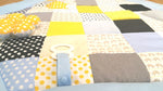 Atelier MiaMia Kuschel - adventure blanket playpen 6 corner dots beige yellow 3