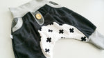 Atelier MiaMia - Popo Bloomers Gr. 50-110 also as a set with hat and scarf Black Crosses 3