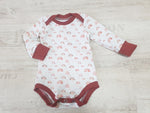 Atelier MiaMia body with short and long sleeves also available as a baby set Rainbow Weiss Terra No. 3