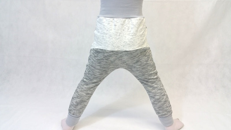 Jogger - Checkerhose  Jogginghose Gr. 50-140 Grau Meliert 3 von Atelier MiaMia