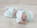 Coole Pumphose oder Babyset kurz und lang Eukalyptus 31 von Atelier MiaMia