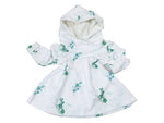 Atelier MiaMia - abito con cappuccio bambino bambino taglia 56-140 designer limited eucalyptus 23