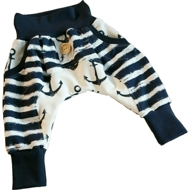 Atelier MiaMia - Popo Bloomers gr. 50-110 anche come set con cappello e sciarpa blu nero ancora Maritim 4