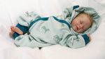Atelier MiaMia - tutina neonato bambino da 50 a 110 tutina wellness design unicorno menta pile alpino 04